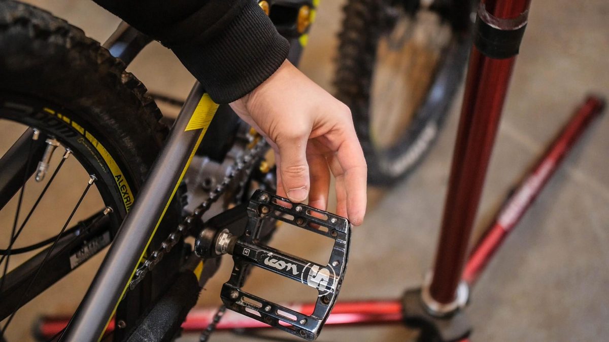 bremsen und schaltung im hinterrad fahrrad